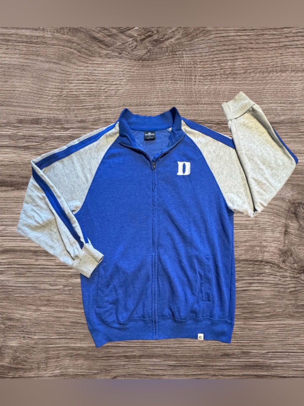 Colosseum Duke Blue Devils Full Zip Track Jacket Mens